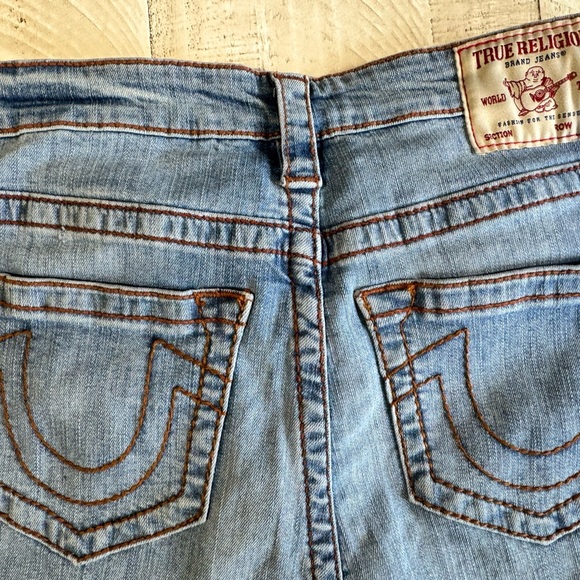 True Religion Light Blue Flare Jeans - Picture 4 of 4